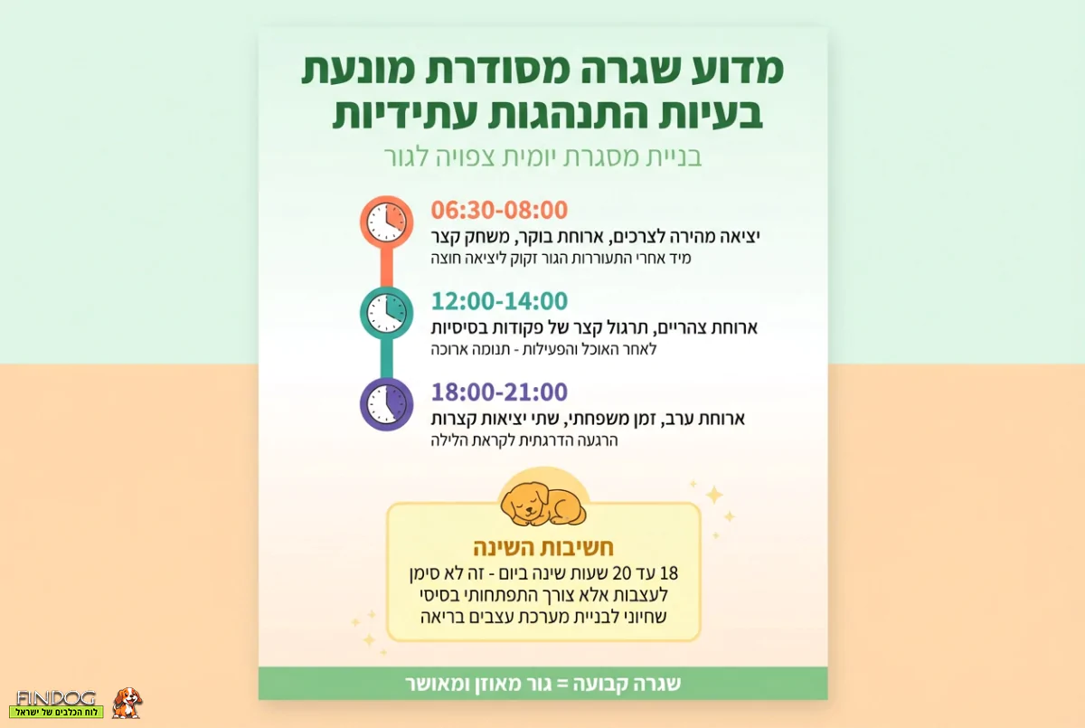 שגרה מסודרת אצל גור