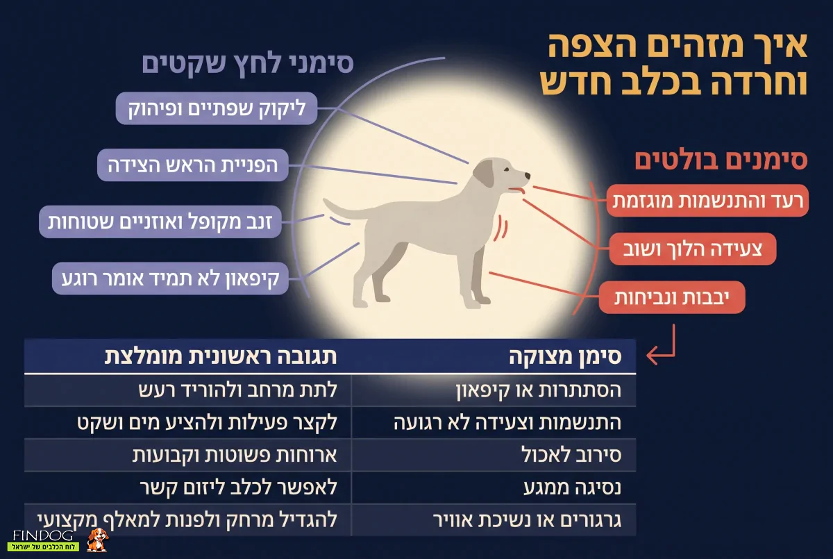 איך עוזרים לכלב חדש להרגיש בטוח בבית