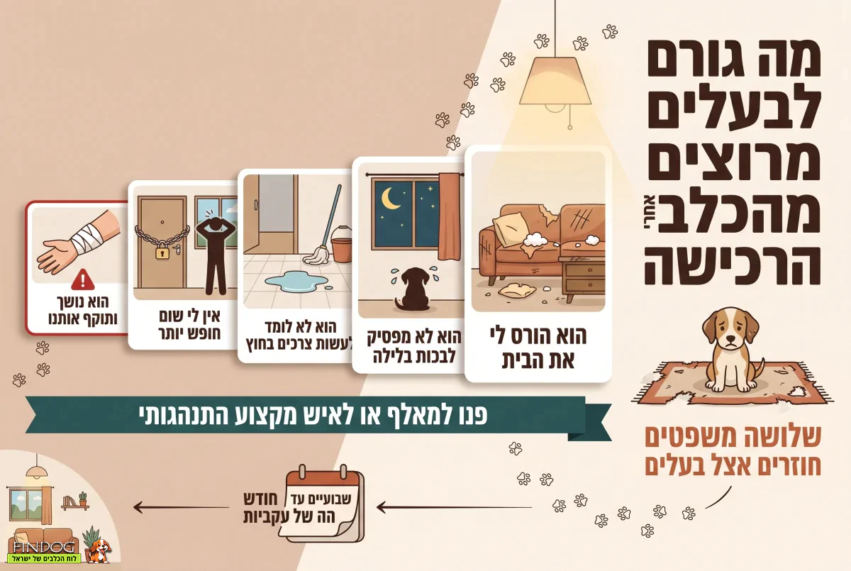 מה גורם לבעלים להיות מרוצים מהכלב שרכשו