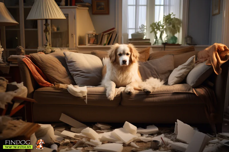 כלב הורס את הבית: איך למנוע את הנזקים
