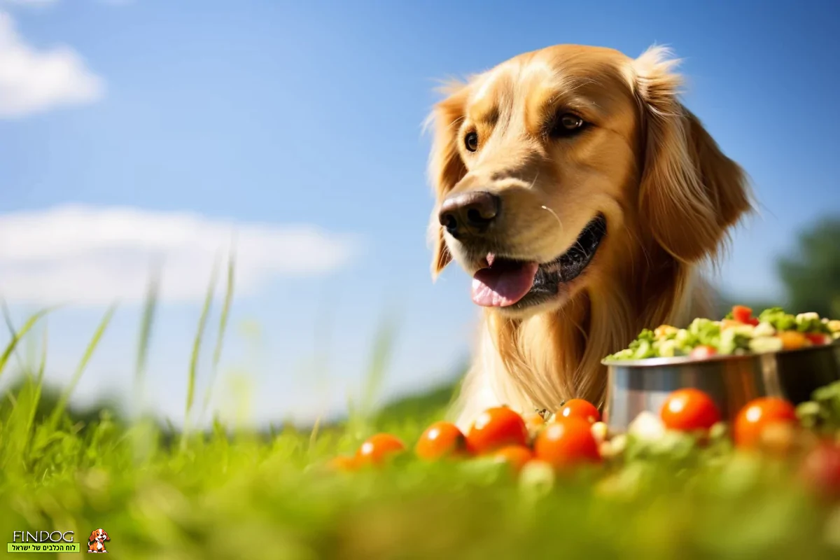 אוכל בריא לכלב - ירקות